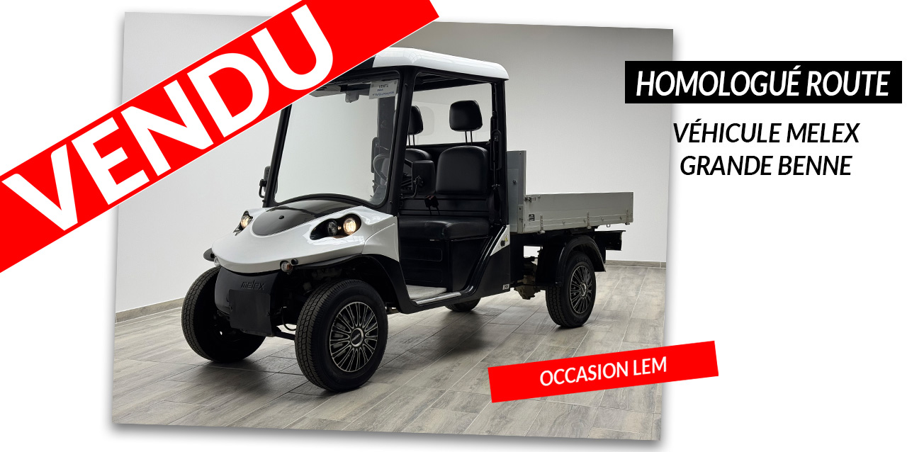 golfette MELEX GRANDE BENNE rectangle