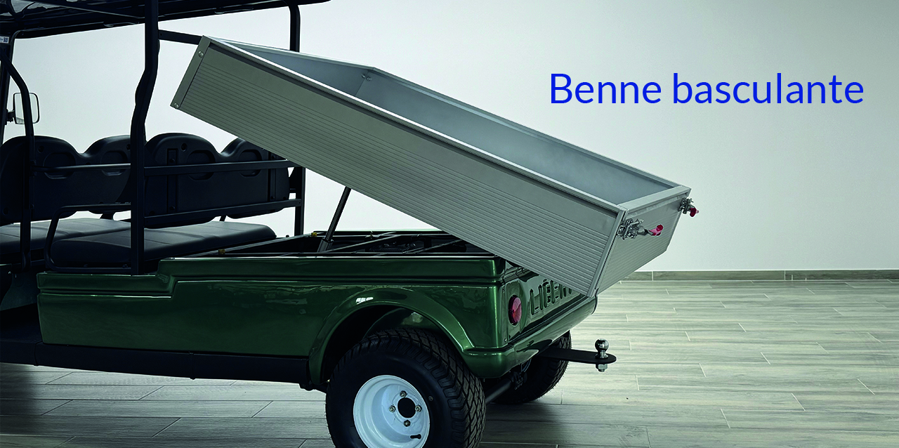 golfette 4 PLACES BENNE 165 rectangle