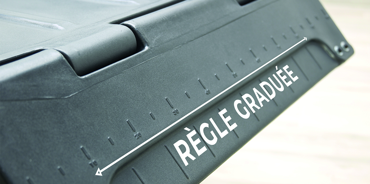 golfette BENNE PLASTIQUE 165 rectangle