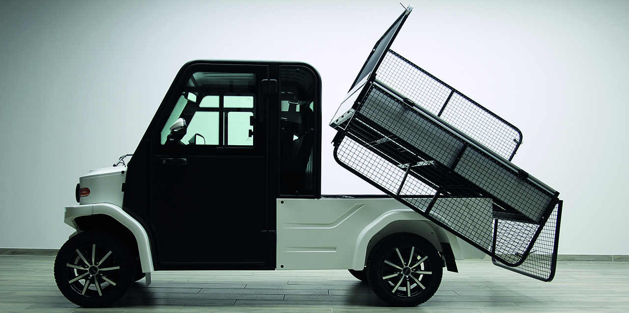 golfette BENNE GRILLAGÉE rectangle