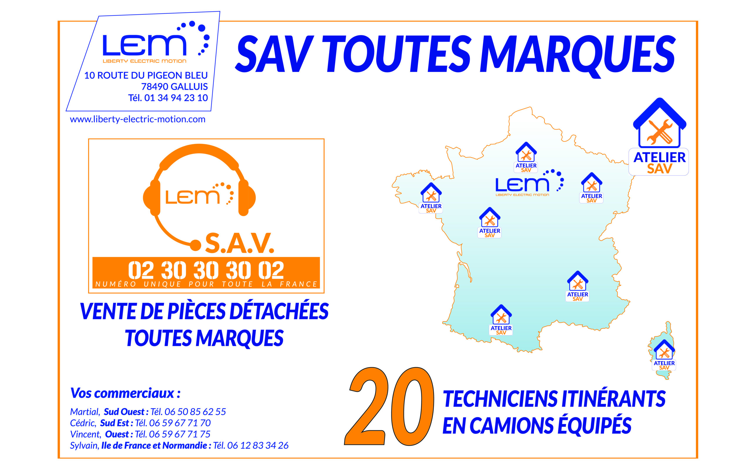 image de la page Liberty SAV