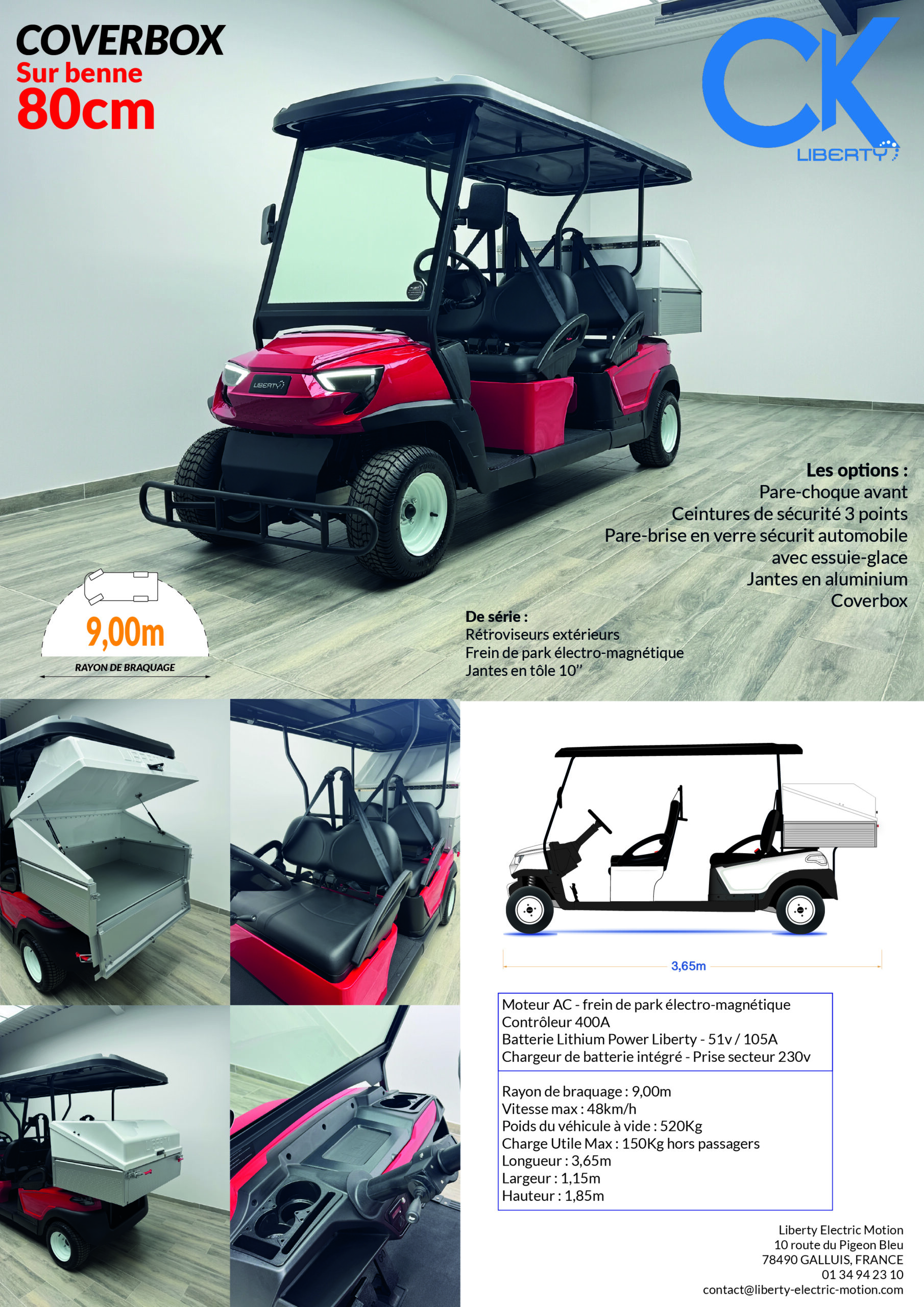 plaquette COVERBOX + 4 PLACES